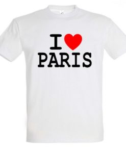 T-shirt adulte I Love Paris