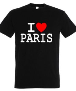 T-shirt adulte I Love Paris