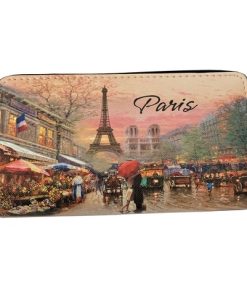 Porte feuille double zip