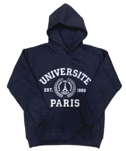 Sweat shirt capuche université Paris